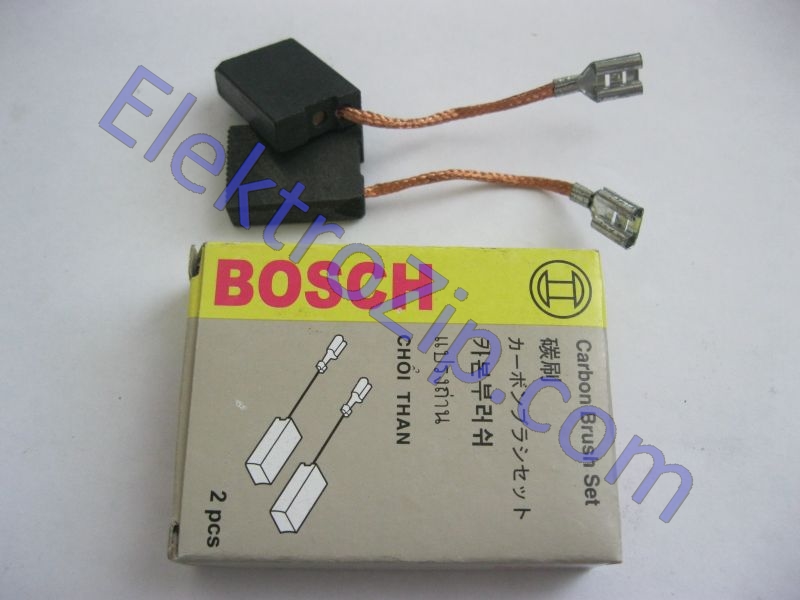 Купить Угольные щетки для болгарки Bosch (Бош); 6х16х22, поводок, разъем