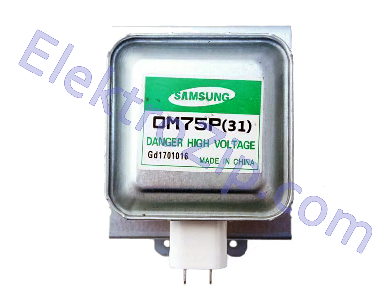 Фото -  Магнетрон 1000w для микроволновой печи Samsung OM75P(31), 6 пластин